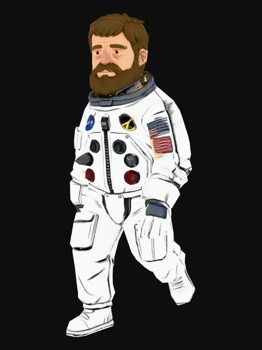 3D model for Astronaut Pizza Party