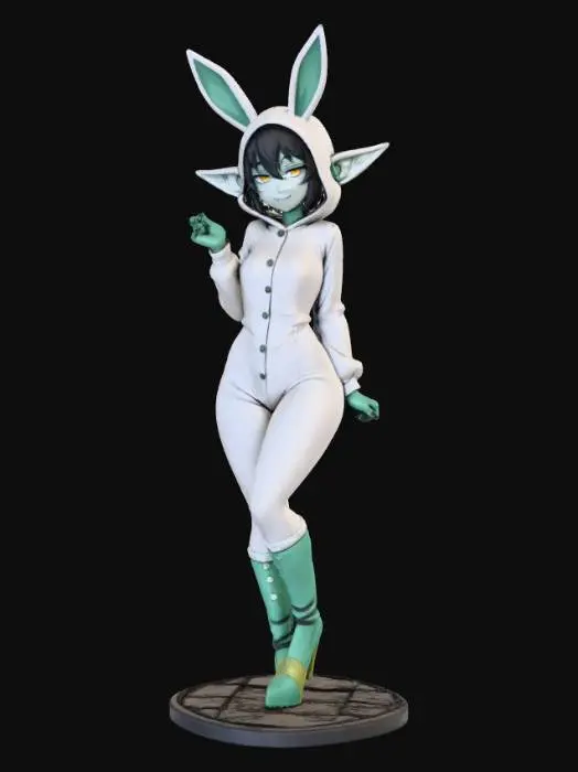 3D model for Goblin Bunny Outfit