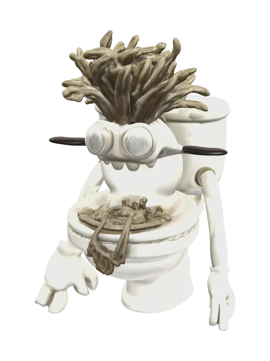 spaghetti toilet
