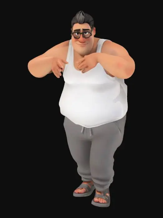 3D model for The Gentle Giant.