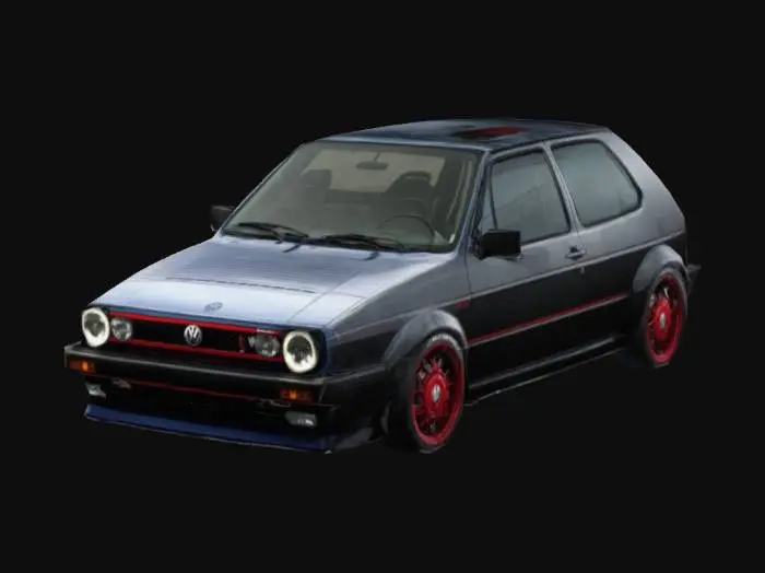 3D model for Volkswagen Golf GTI - Mk2