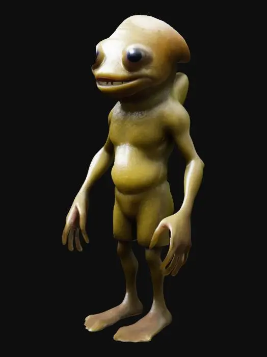 3D model for slug man.