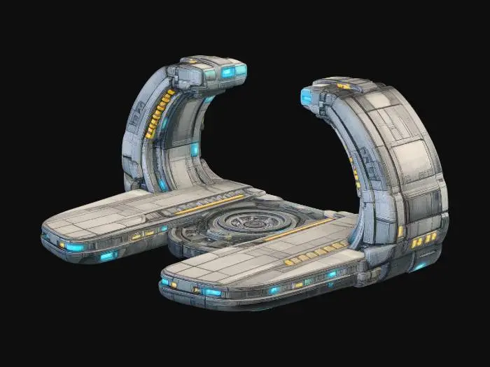 3D model for Astral Ring Gate