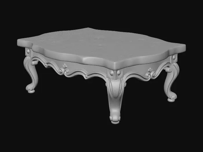 3D model for Can you do me an old wooden coffee table?