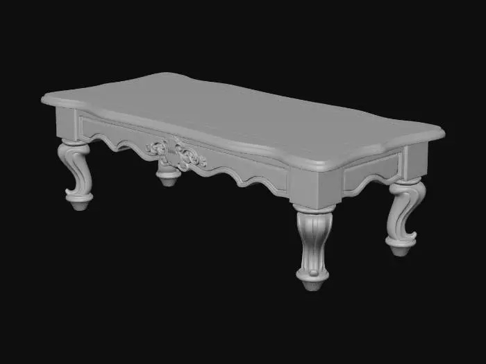 3D model for Can you do me an old wooden coffee table?