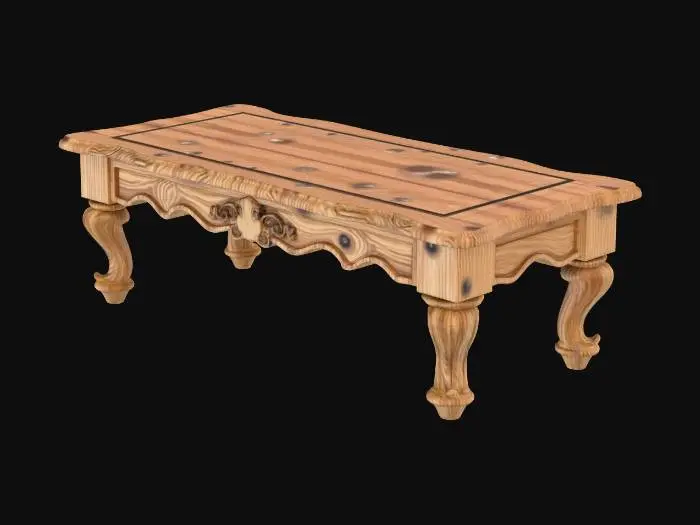 3D model for Can you do me an old wooden coffee table?