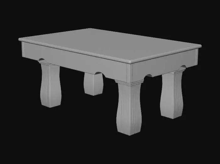 3D model for Can you do me an old wooden coffee table?