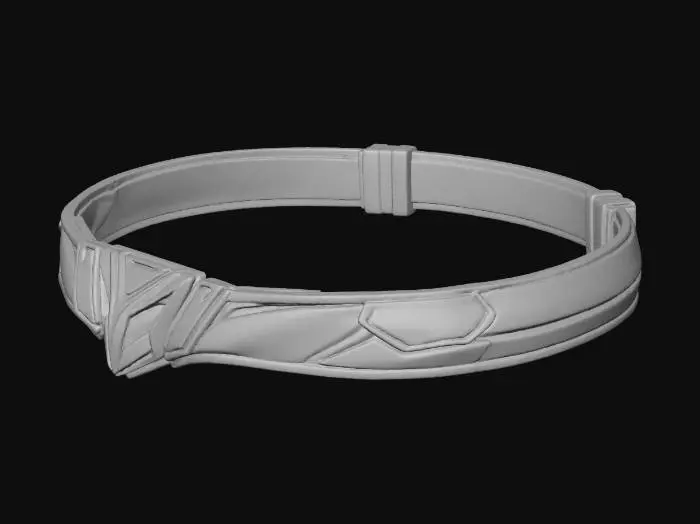 3D model for Techno Warrior Belt