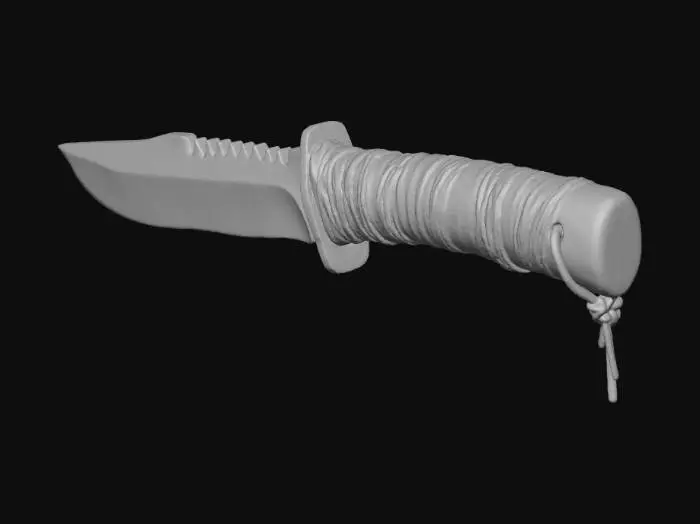 3D model for knife
