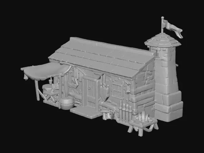 3D model for Blacksmith's Forge