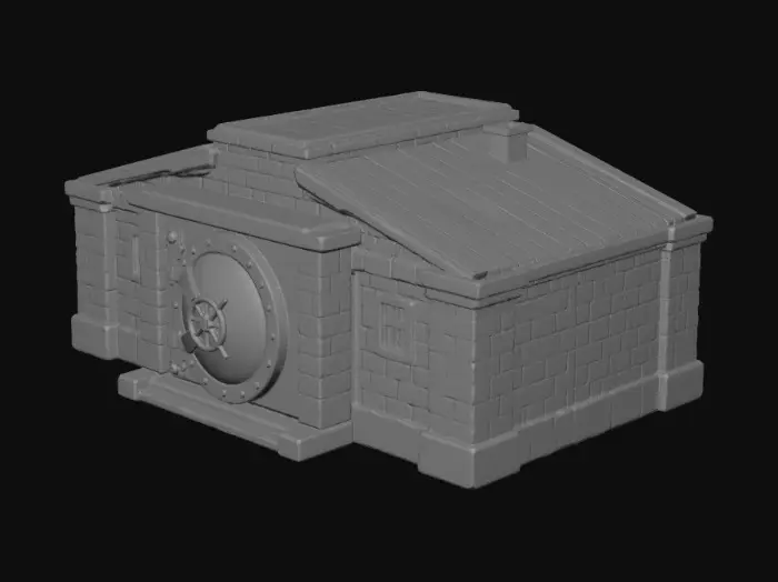3D model for Fortress Vault