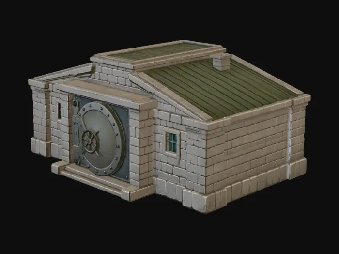 3D model for Fortress Vault