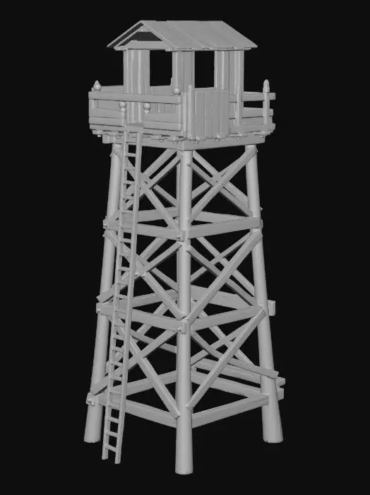 3D model for watchtower