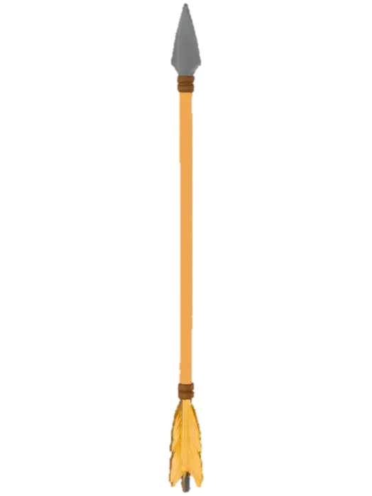 Arrow - Ranged 3D model, vytvořený pomocí AI