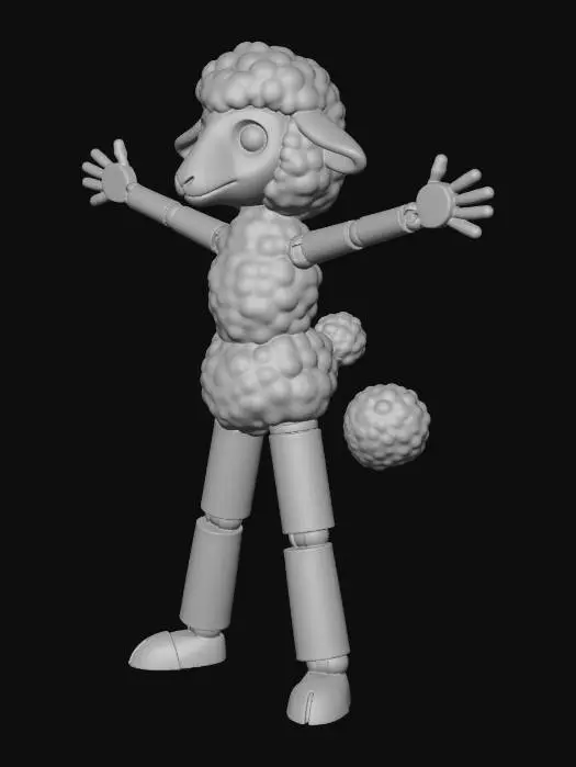 3D model for Welcoming Woolly Friend