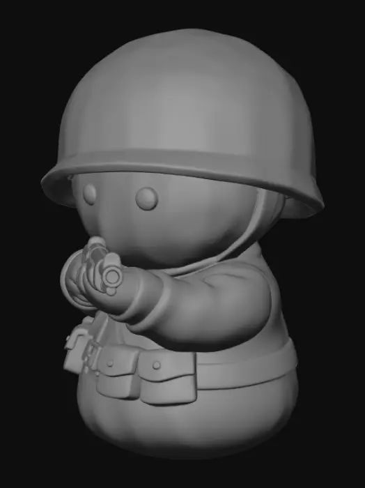 3D model for Tiny Rifleman