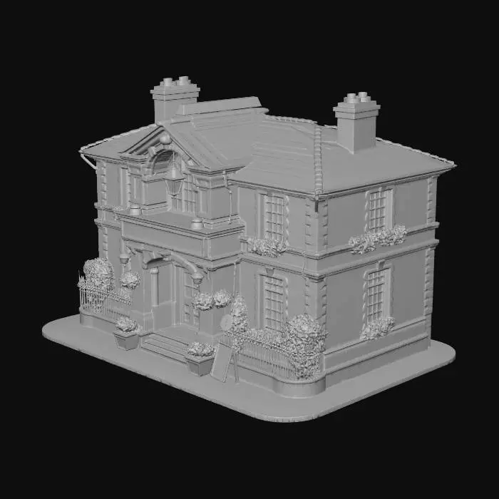 3D model for Police Station Facade