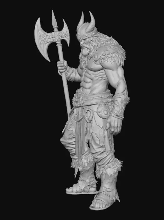 3D model for Viking Warrior