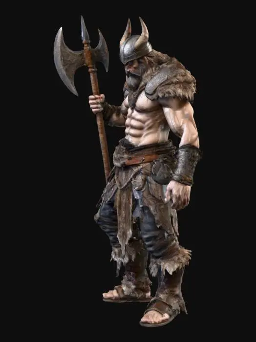 3D model for Viking Warrior