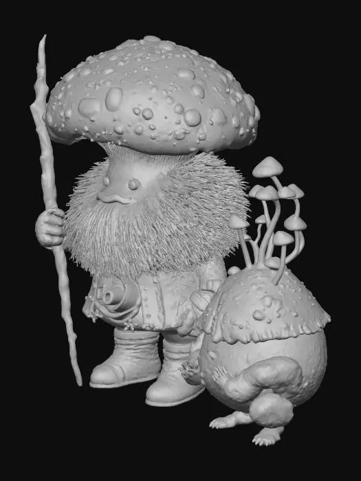3D model for Mushroom Companions