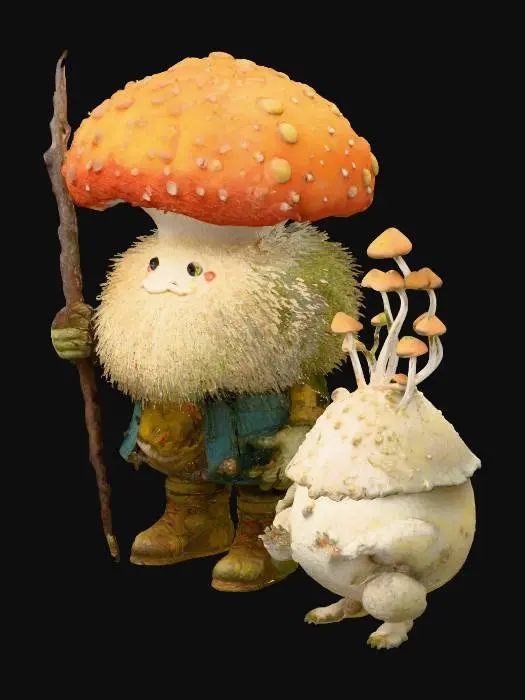 3D model for Mushroom Companions