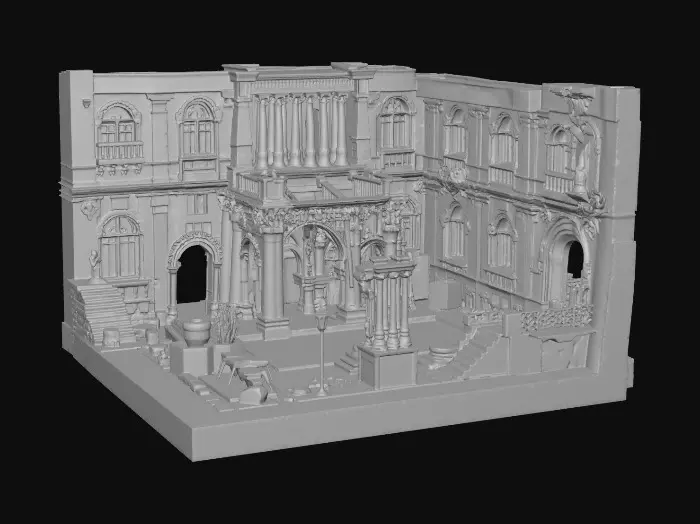 3D model for Courtyard Elegance