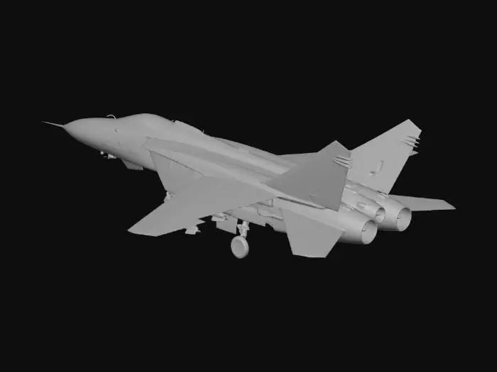 3D model for MiG 25 Jet in stealth model