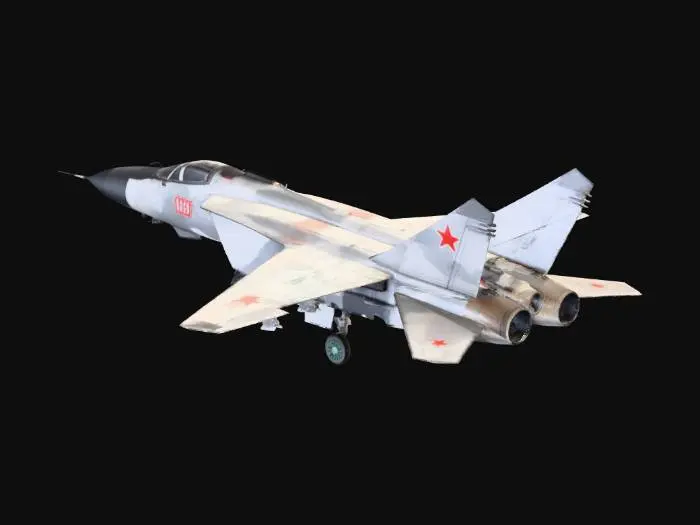 3D model for MiG 25 Jet in stealth model