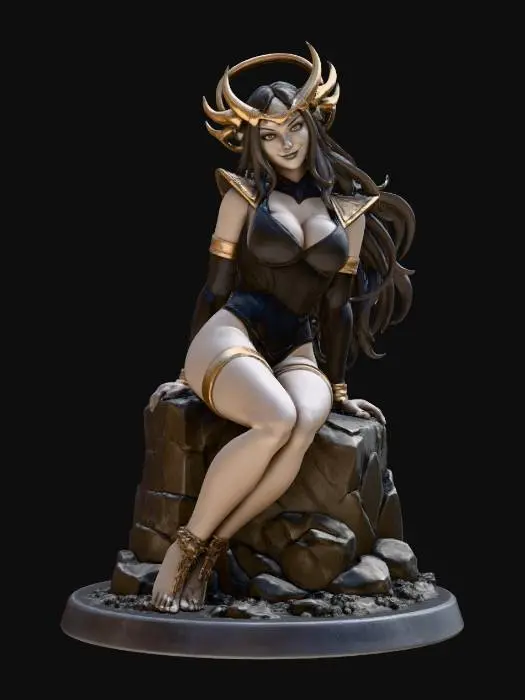 3D model for Elven Goddess