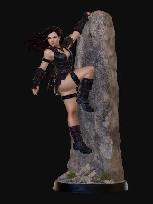 3D model for Climbing Blade Fighter Rogue
