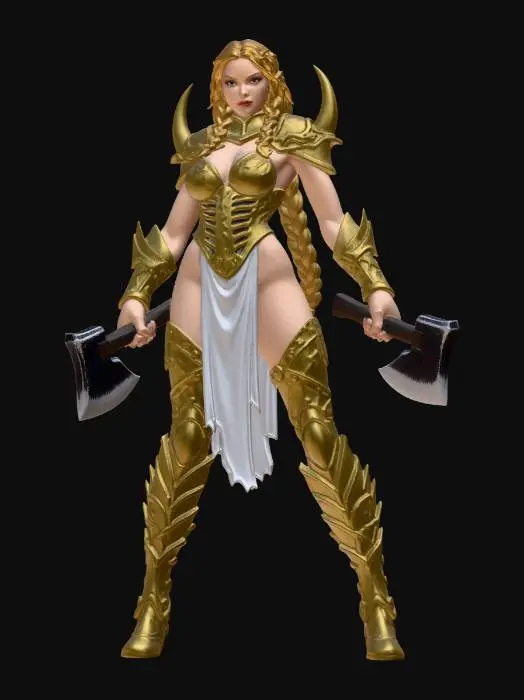3D model for Gilded Warmaiden