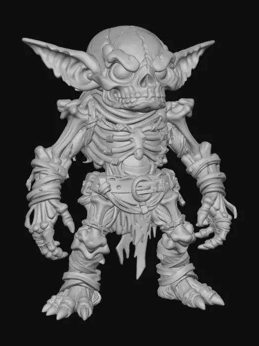 3D model for The Bone Collector Goblin