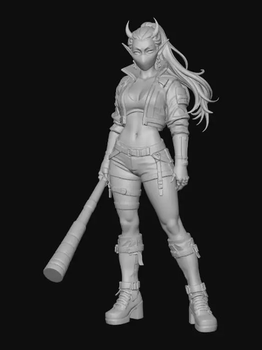 3D model for She Demon Enforcer