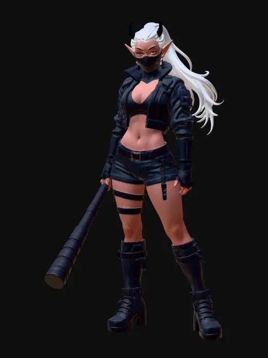 3D model for She Demon Enforcer