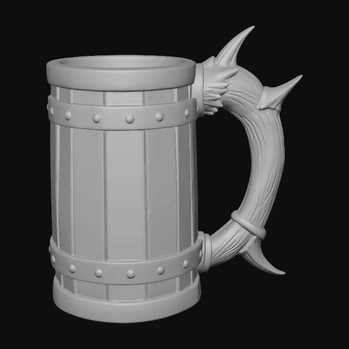 3D model for Horned Tankard