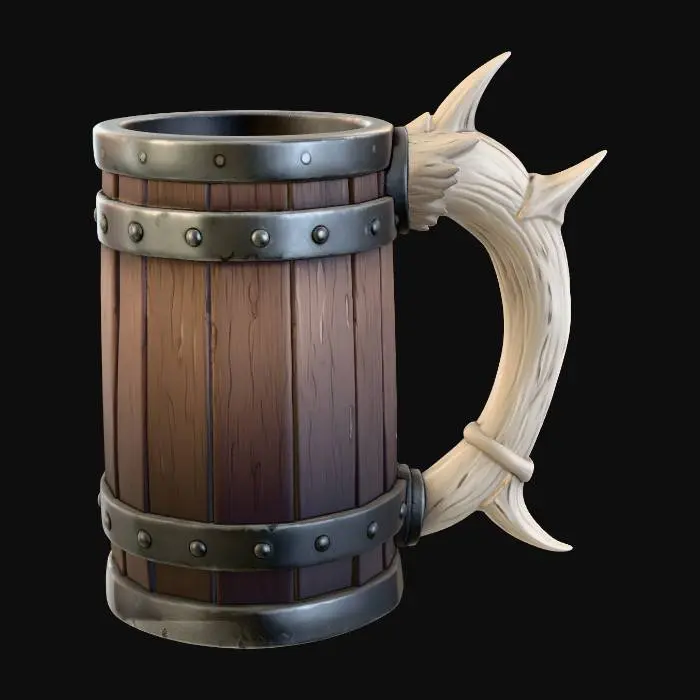 3D model for Horned Tankard
