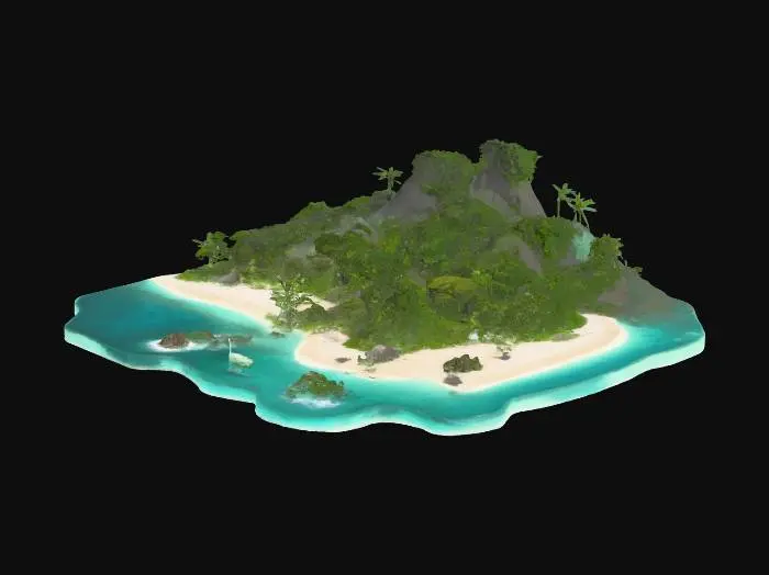 3D model for Tropical Haven