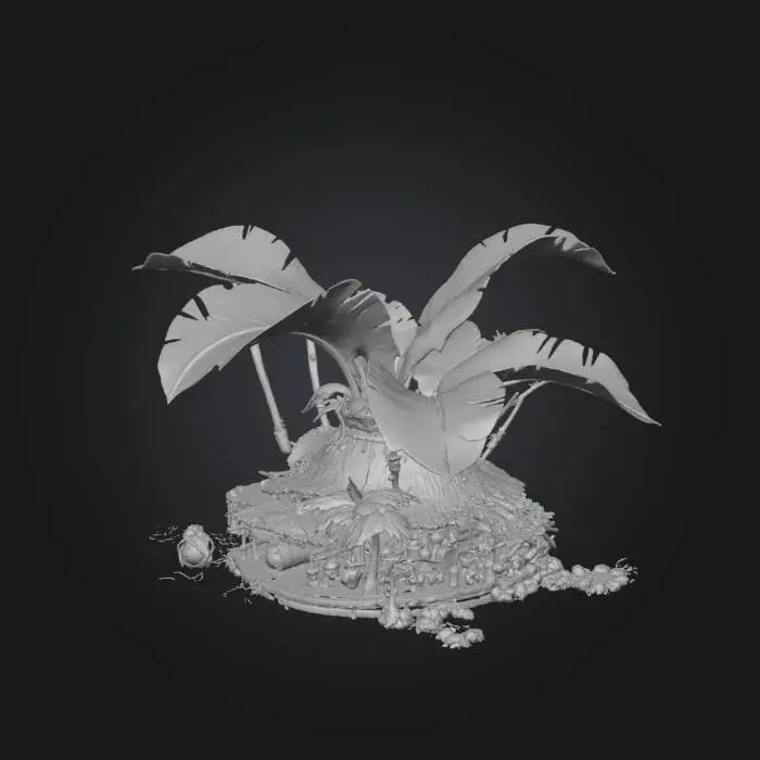 3D model for Tropical Retreat Market