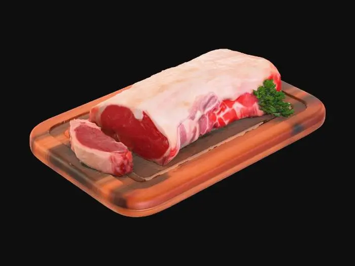 3D model for Contra filé - Cortes de Carne