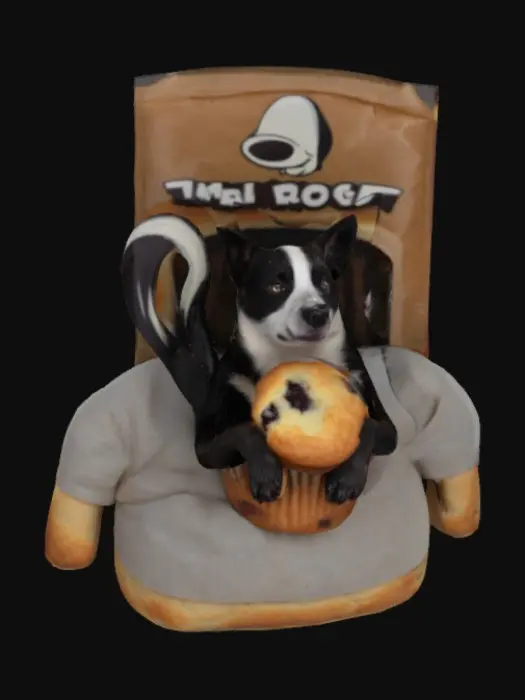 3D model for CaneSkuffin della Panzarotta Infinita