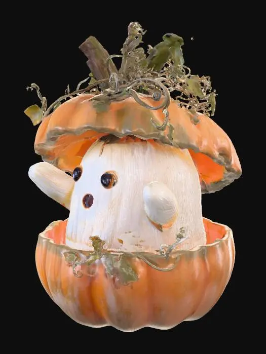 3D model for Pumpkin Peekaboo, #Halloween2025#