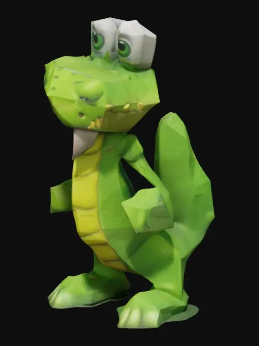 3D model for Croc the Crocodile 