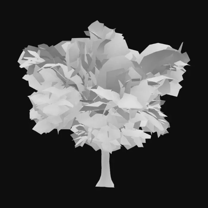 3D model for tree_mango_var02