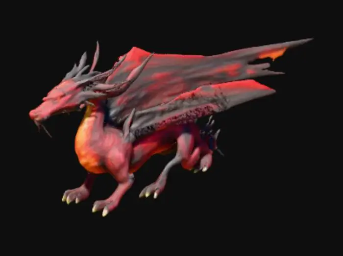 3D model for Crimson Fury