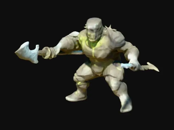 3D model for Ghostly Knight Emerges