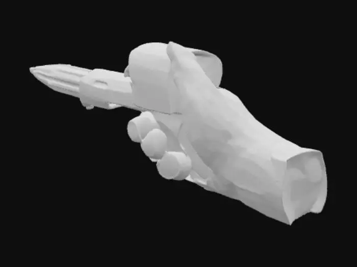 3D model for Pencil Pistol