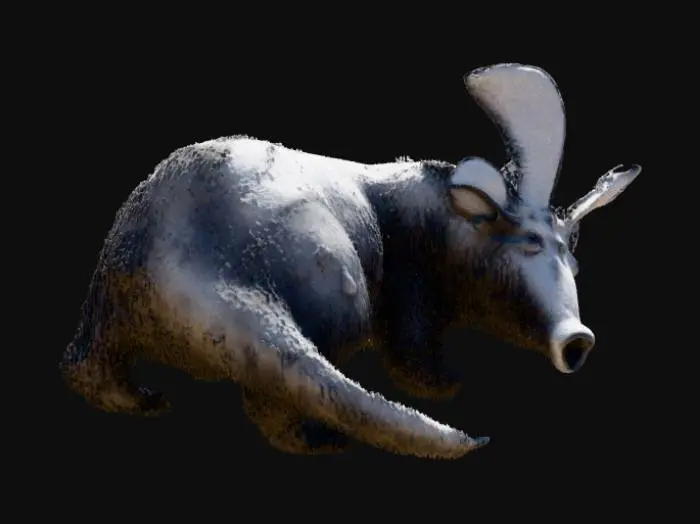 3D model for Curious Creature