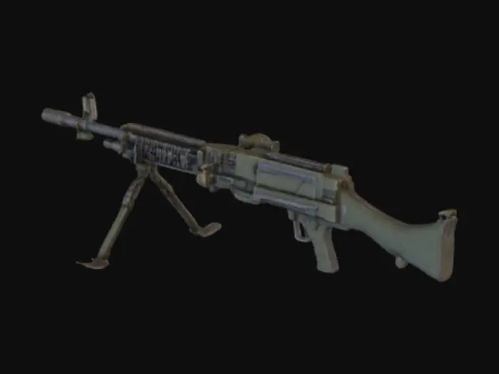 3D model for Machine Gun Display
