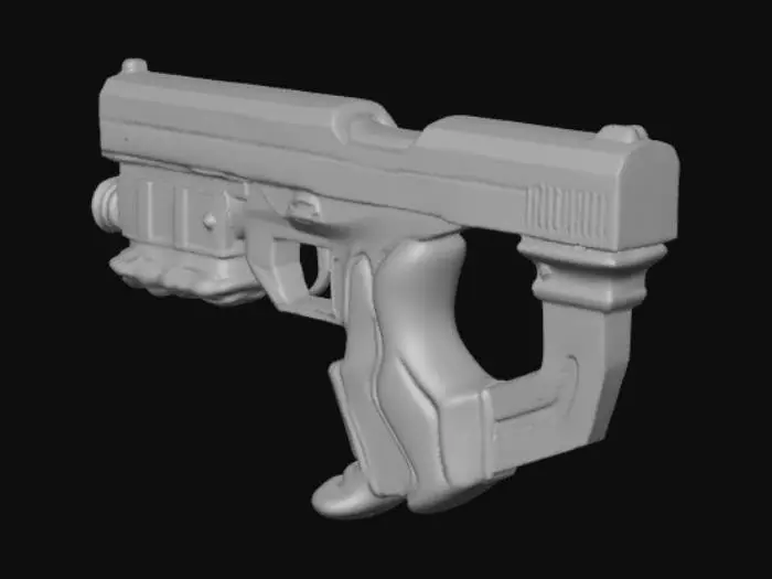 3D model for Futuristic Handgun