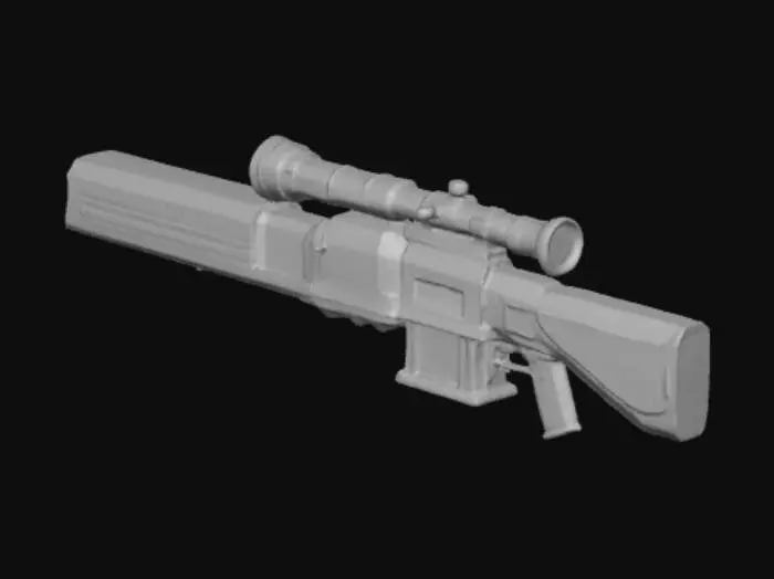 3D model for Tactical Energy Rifle